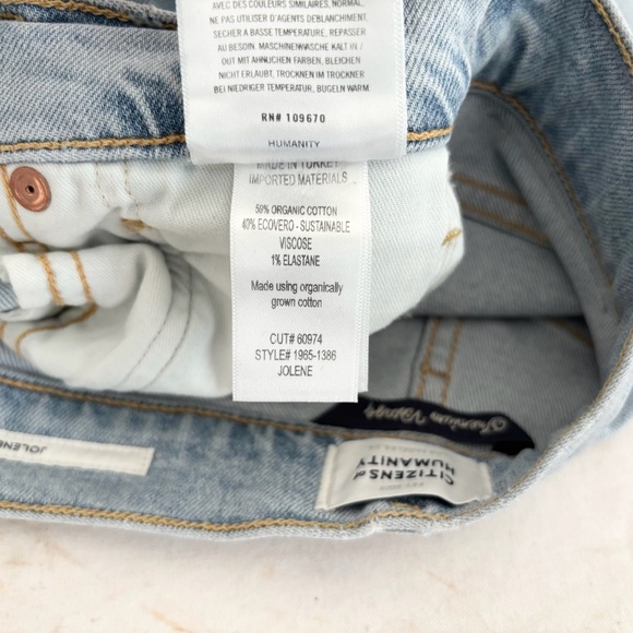 Citizens of Humanity Jolene High Rise Vintage Slim Jeans, Lush - Picture 7 of 7